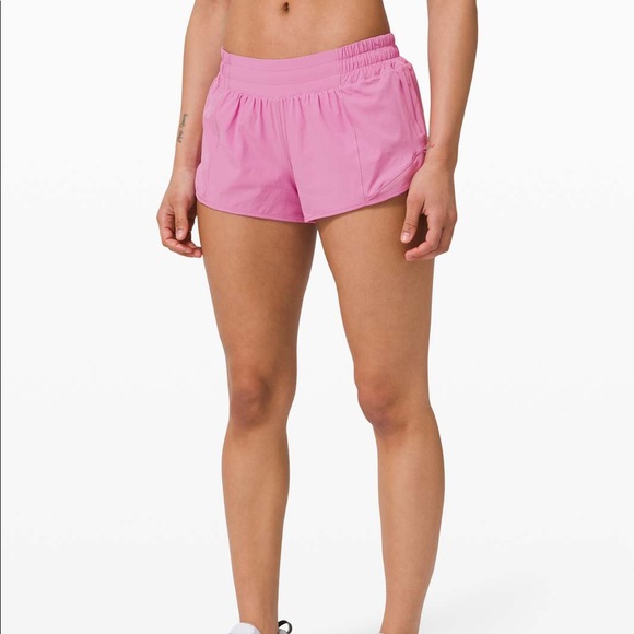Lululemon Hotty Hot Short II *2.5"- Magenta - Picture 6 of 10